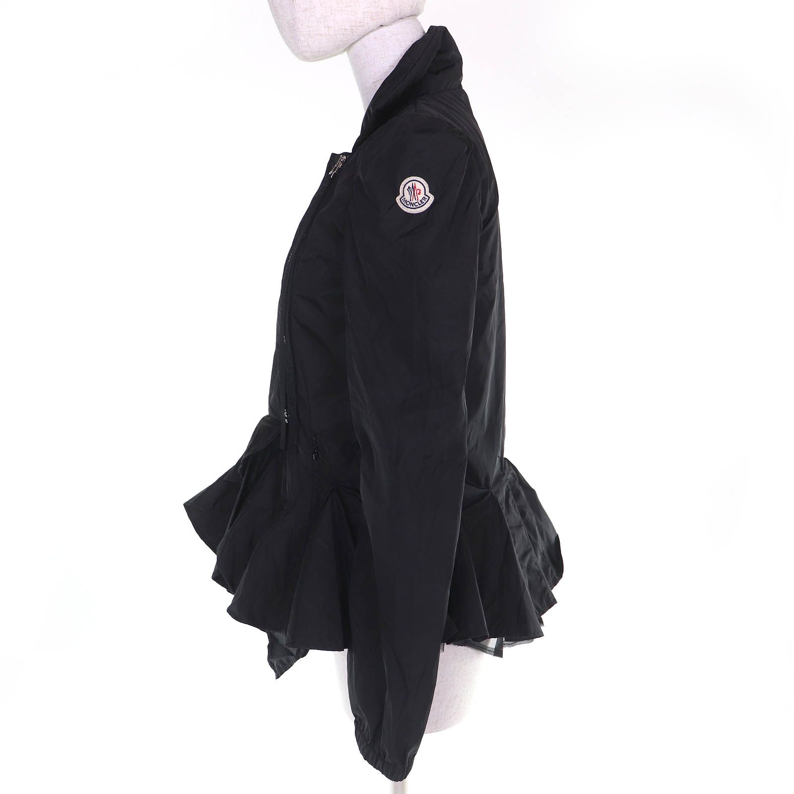 美品△MONCLER モンクレール SONOMI ロゴワッペン 襟ダウン 裏メッシュ