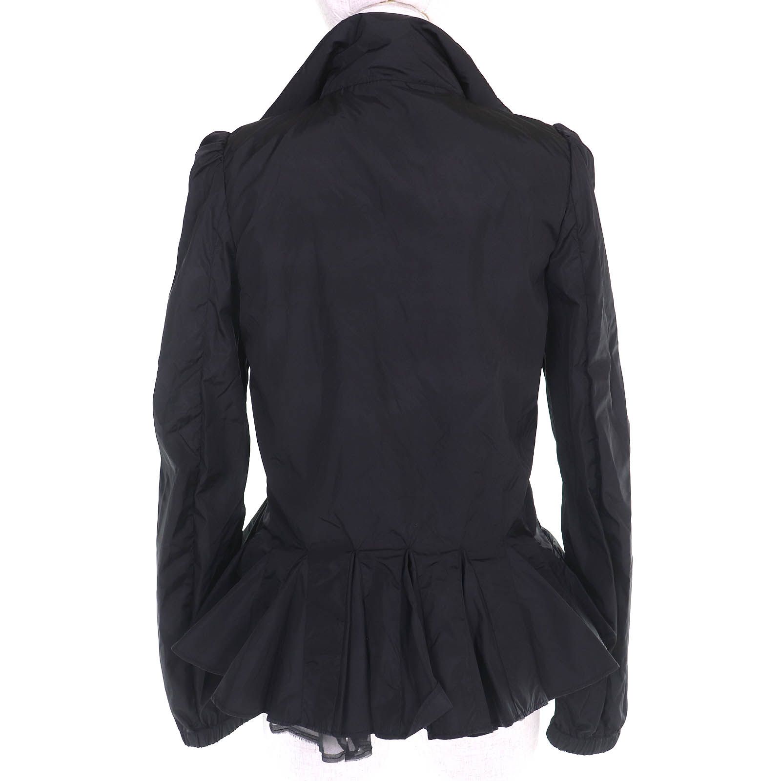 美品△MONCLER モンクレール SONOMI ロゴワッペン 襟ダウン 裏メッシュ