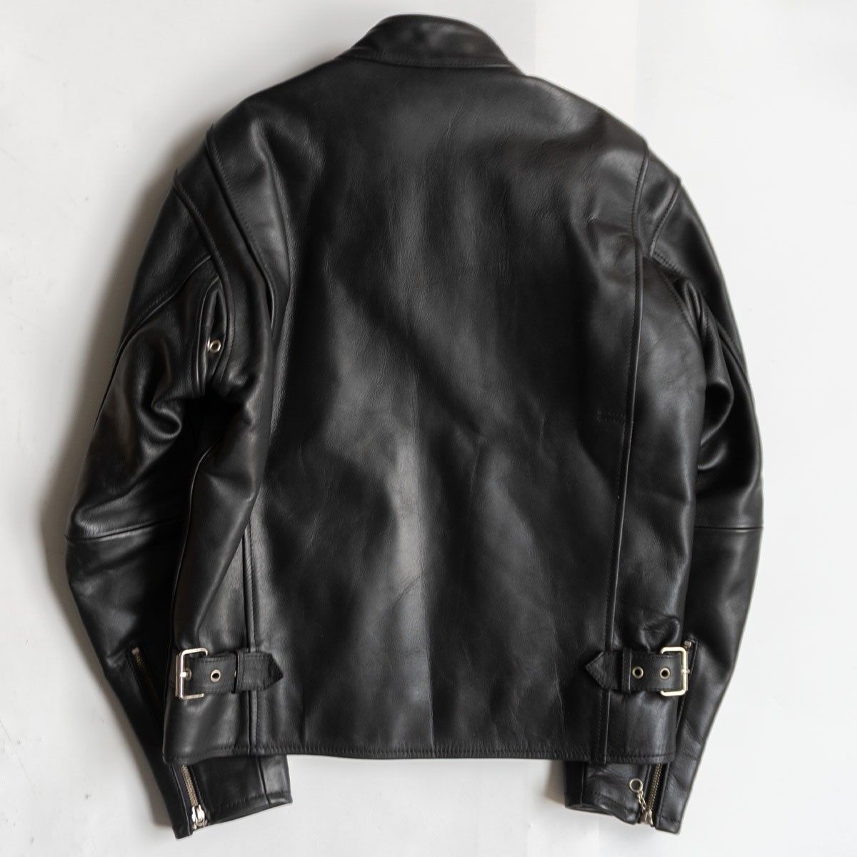 美品】KADOYA【シングルライダースジャケット】 L ブラック レザー