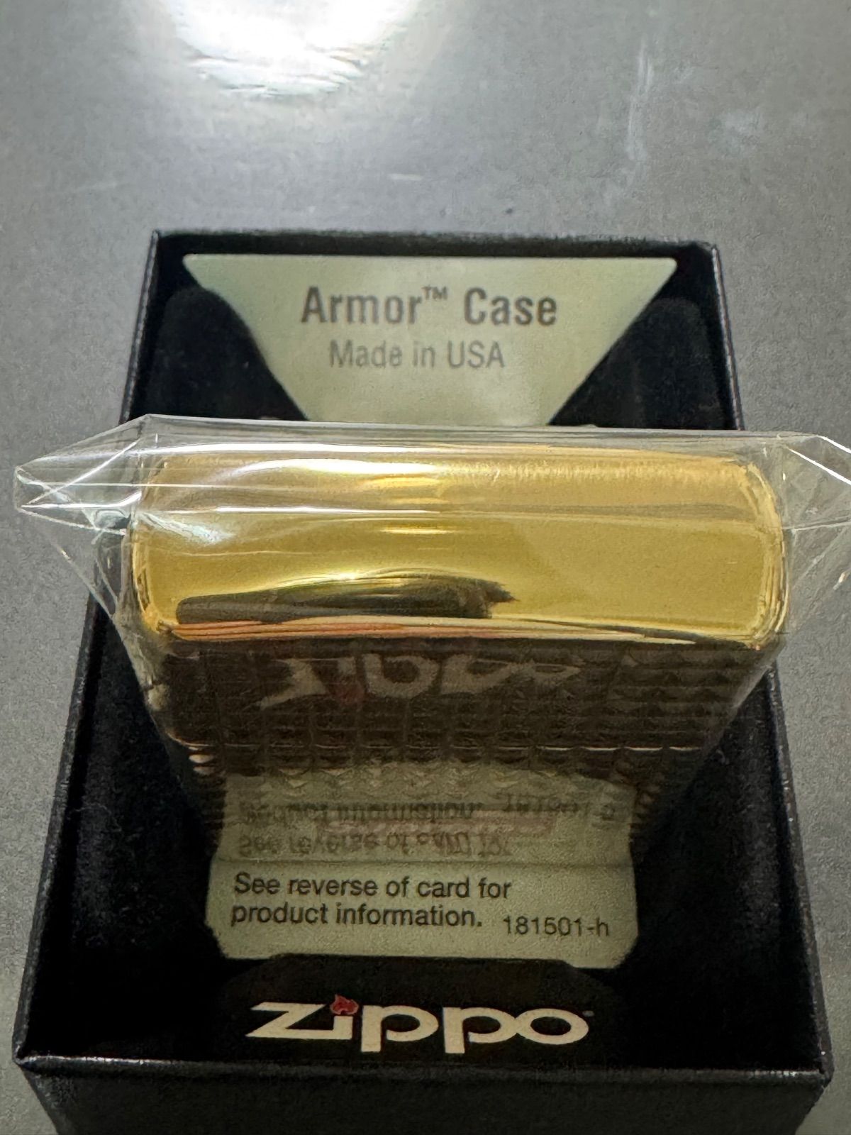 zippo シュプリーム ゴールド ダイヤモンドカット armor supreme GOLD 