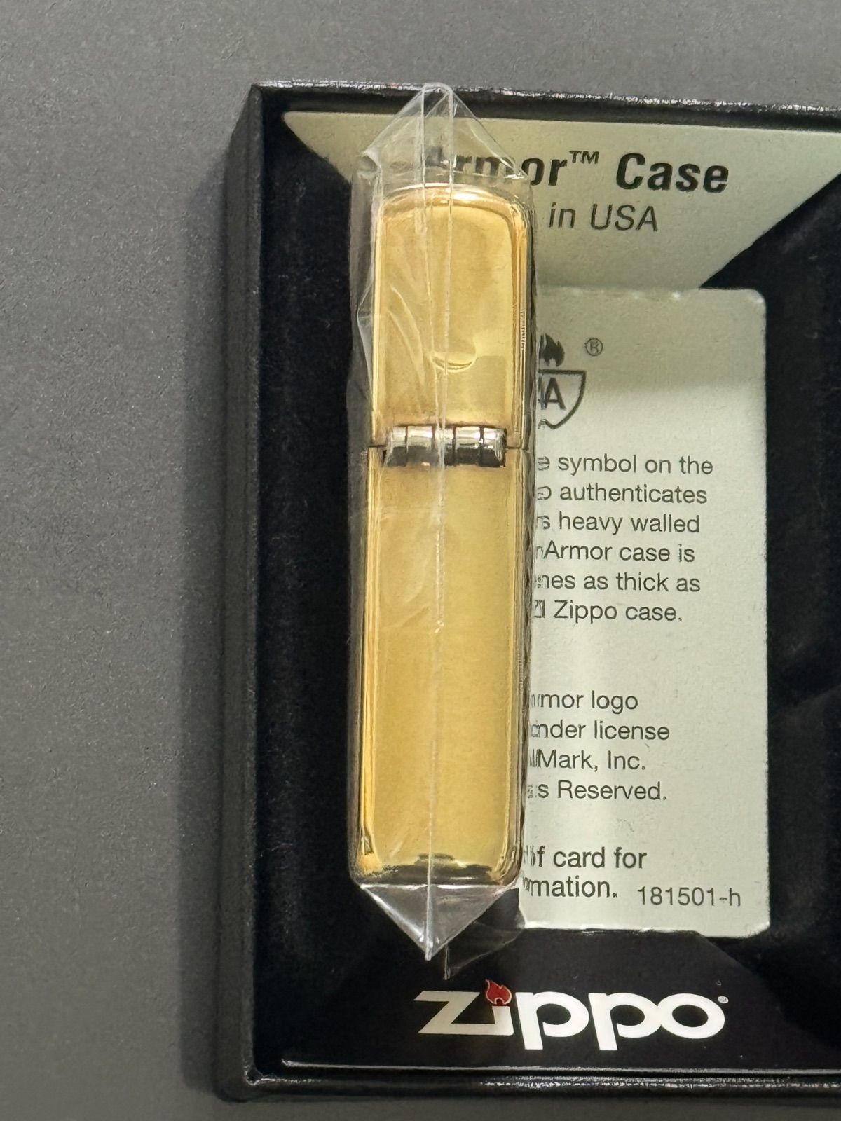 zippo シュプリーム ゴールド ダイヤモンドカット armor supreme GOLD 