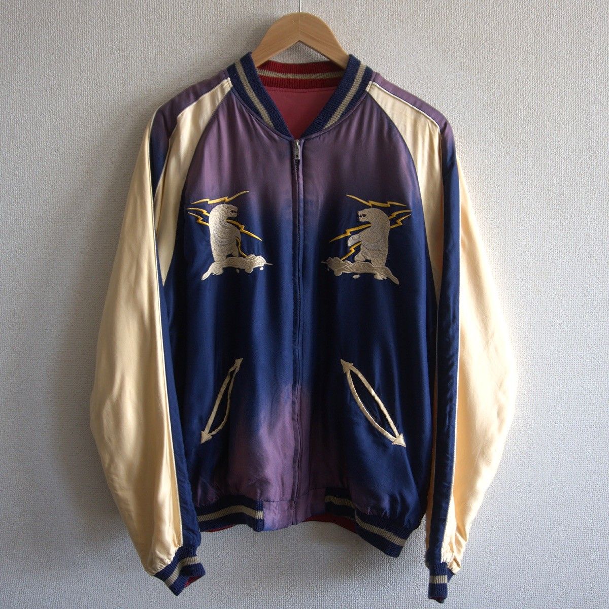 美品】TAILOR TOYO【TT14277 リバーシブル スカジャン】 XL スーベニア 
