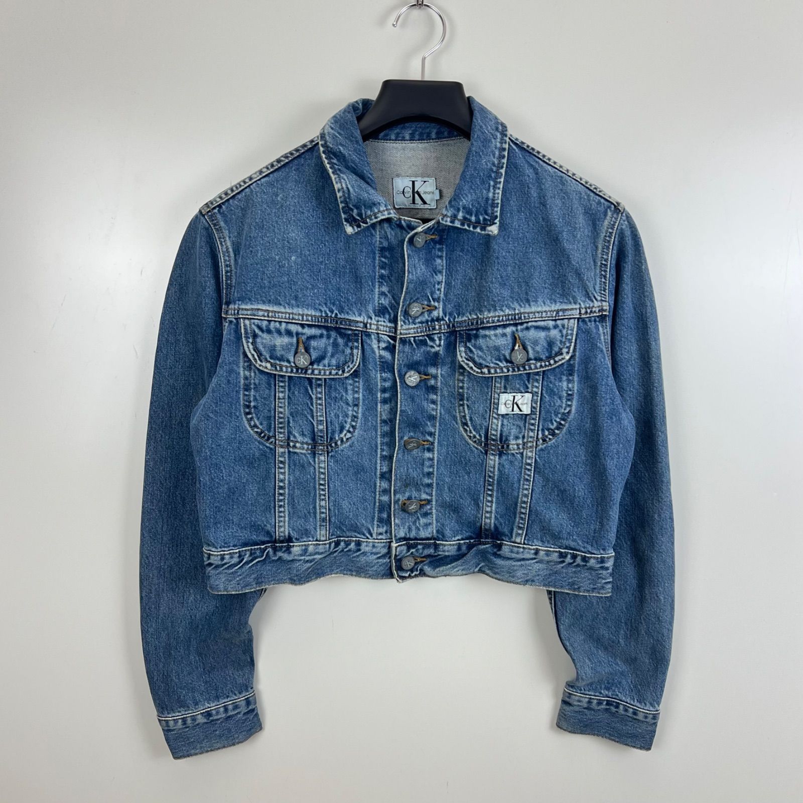 Calvin Klein Jeans 90s USA vintage short denim jacket W