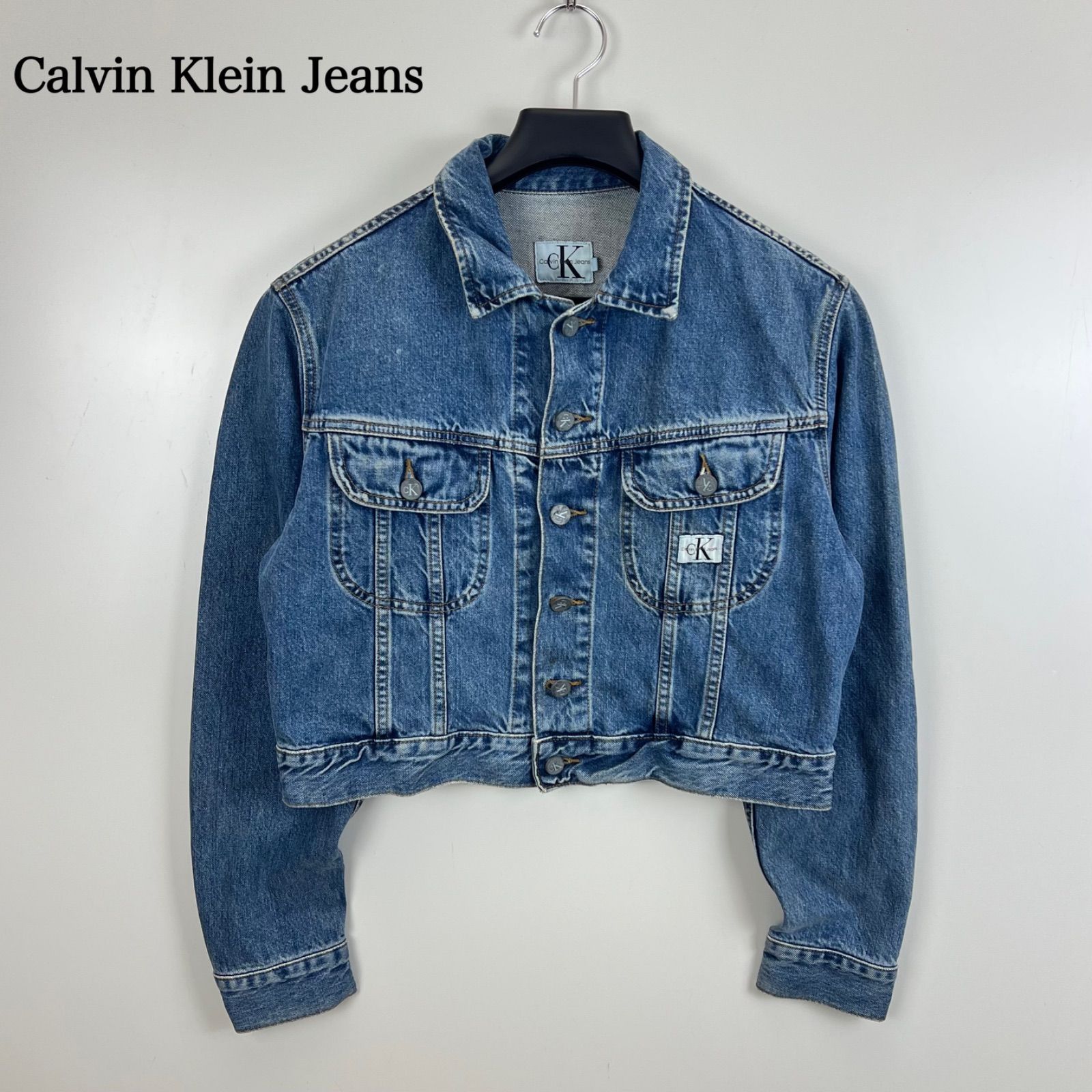 Calvin Klein Jeans 90s USA vintage short denim jacket W