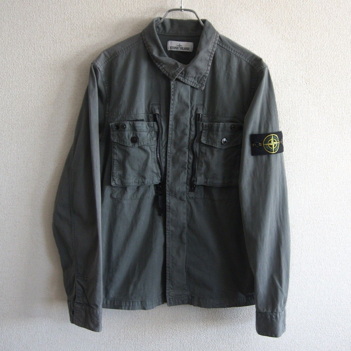 2015AW】STONE ISLAND【GARMENT DYED OVERSHIRT】S オーバーシャツ