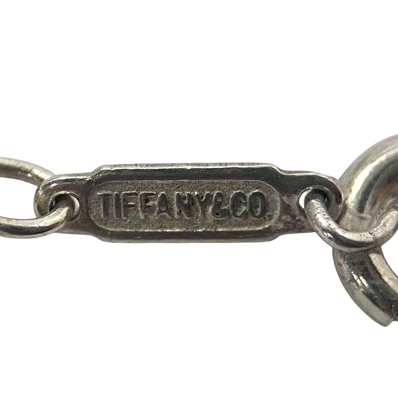 TIFFANY&Co.】ナローバー 1837 2001 スネークチェーン ネックレス