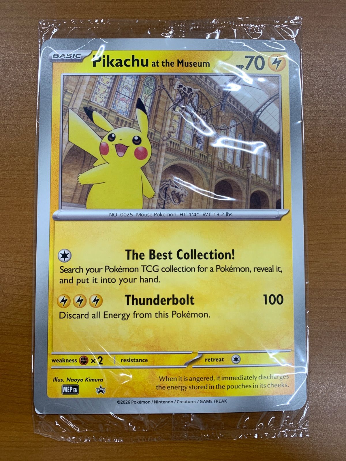未開封 ピカチュウ Pikachu at the Museum ロンドン自然史博物館 PROMO