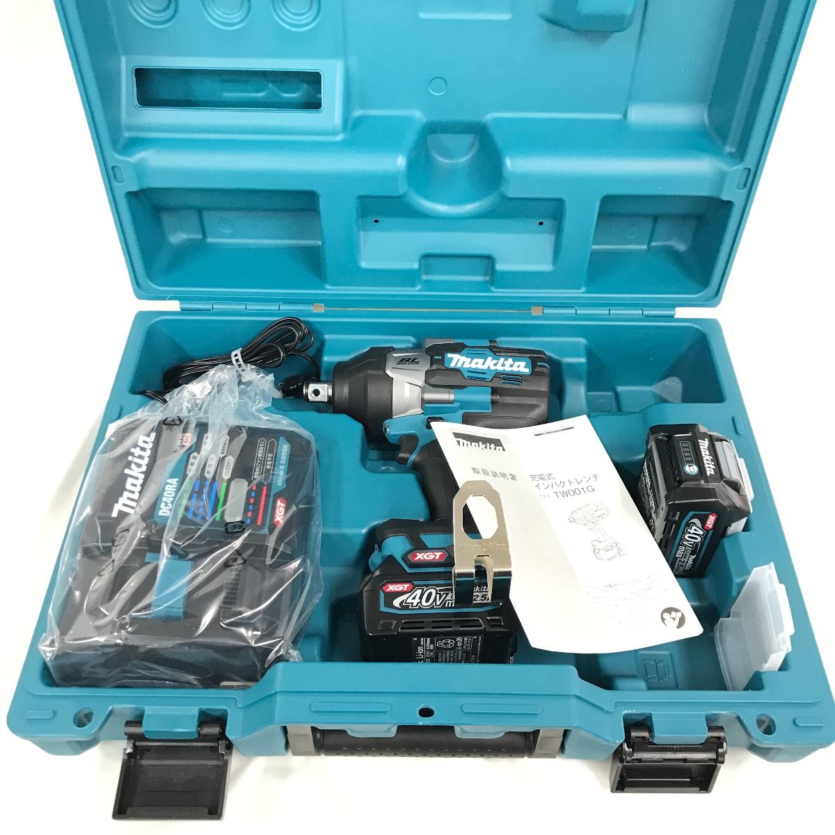 MAKITA マキタ インパクトレンチ 充電器・充電池2個・ケース付 MAKITA マキタ インパクトレンチ 充電器・充電池2個・ケース付