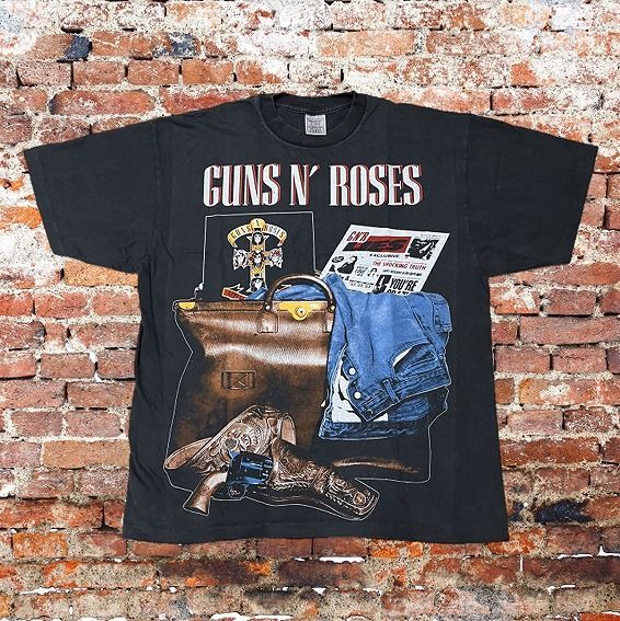 Guns N' Roses / ガンズアンドローゼス Tシャツ XL 黒 両面プリント