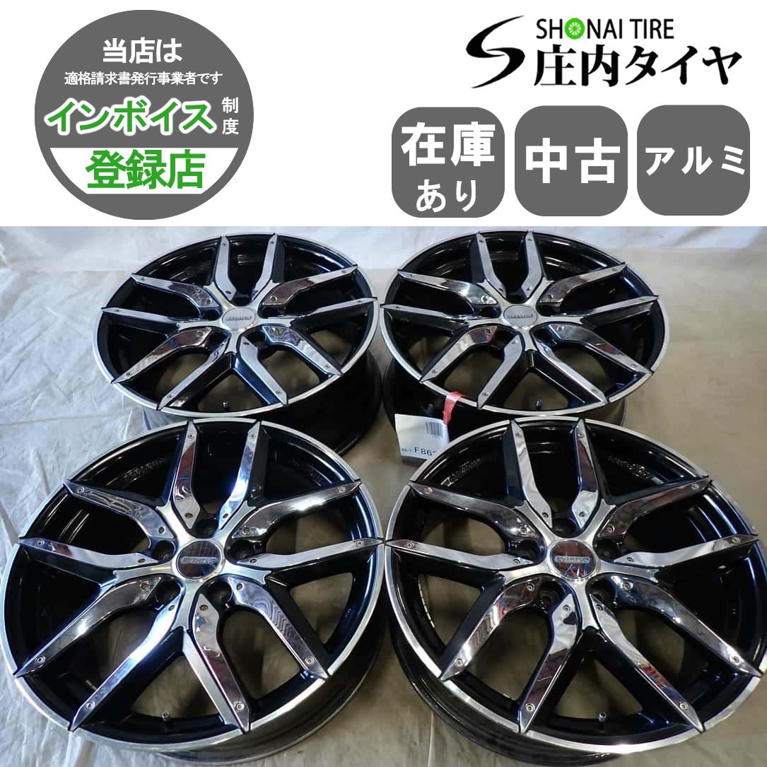 ESTATUS スタイル-S ML 18インチ 7.5J +48 5穴 114.3 4本