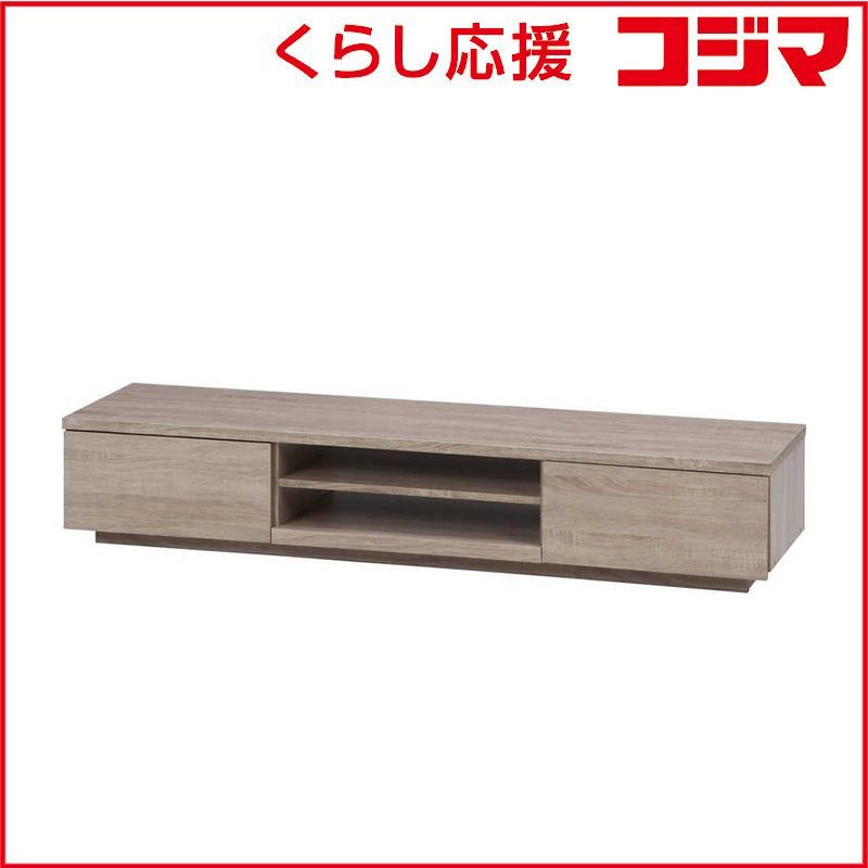 【 新品 未開封 】 不二貿易 TVボード 150幅 ホワイトオーク 99266 未使用 送料無料