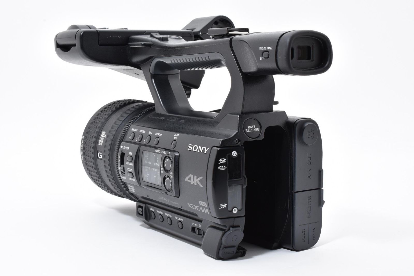 動作品】SONY PXW-Z150 4K XDCAM 業務用ビデオカメラ バッテリー・充電