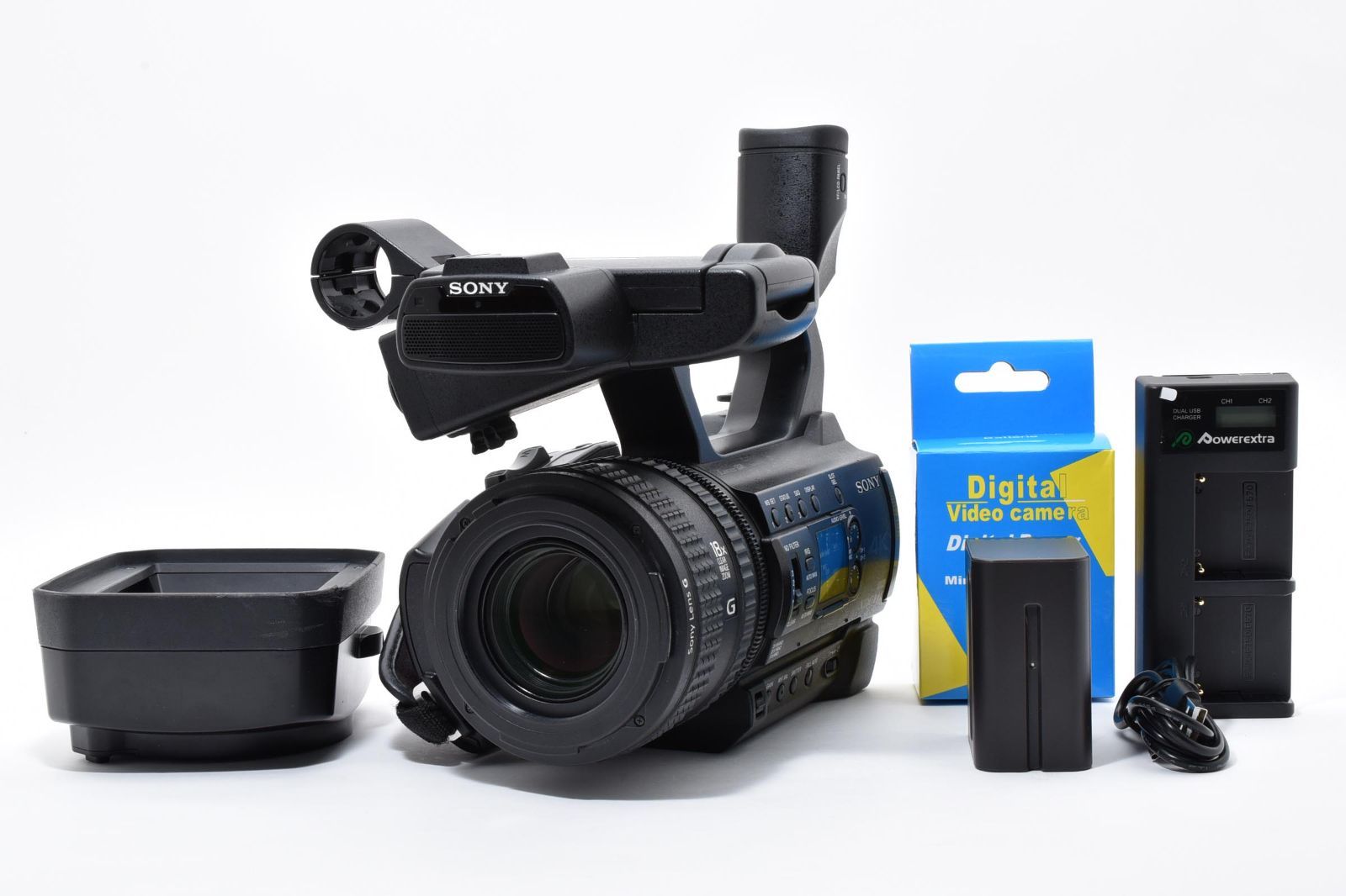 動作品】SONY PXW-Z150 4K XDCAM 業務用ビデオカメラ バッテリー・充電