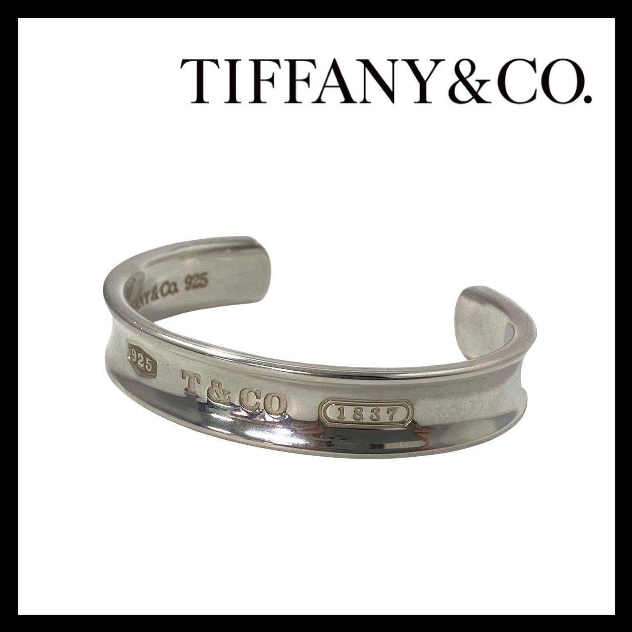 TIFFANY&Co.】1837 1997 バングル SV925 SILVER/シルバー 総重量約39g