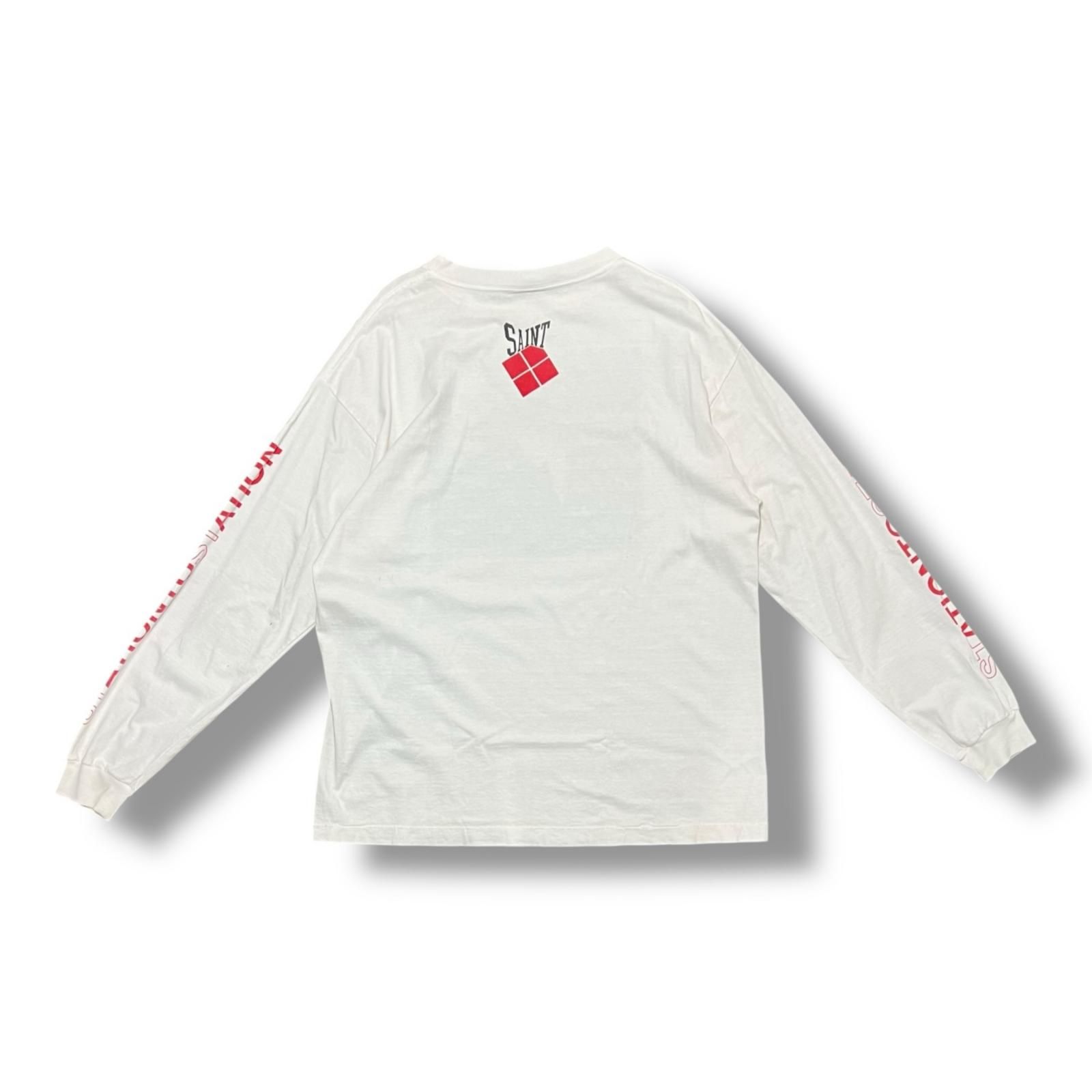 DAVID BOWIE SAINT MICHAEL L/S 長袖 白