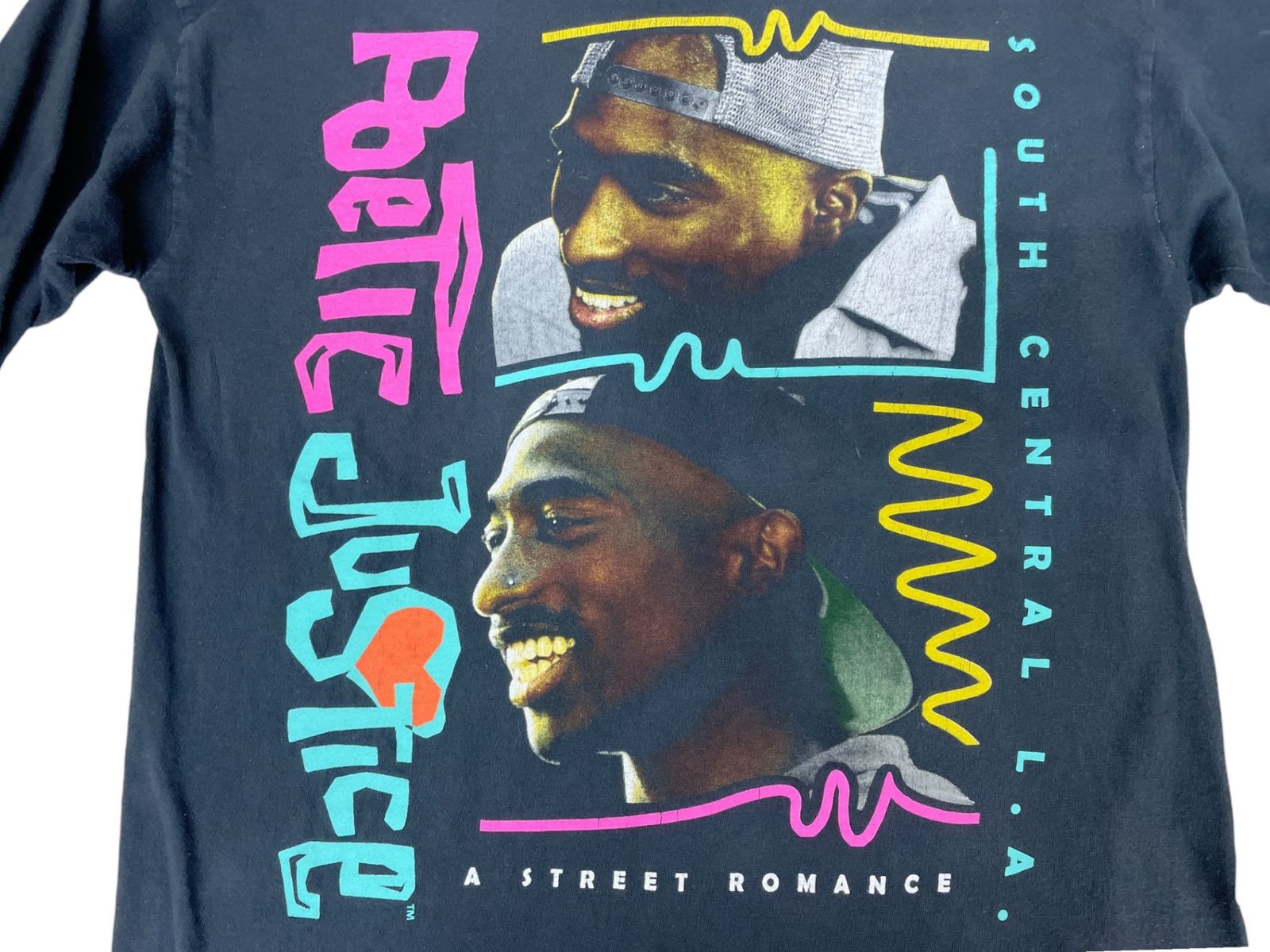 古着 Poetic Justice 2PAC ムービーT プリント 長袖カットソー ロンT 