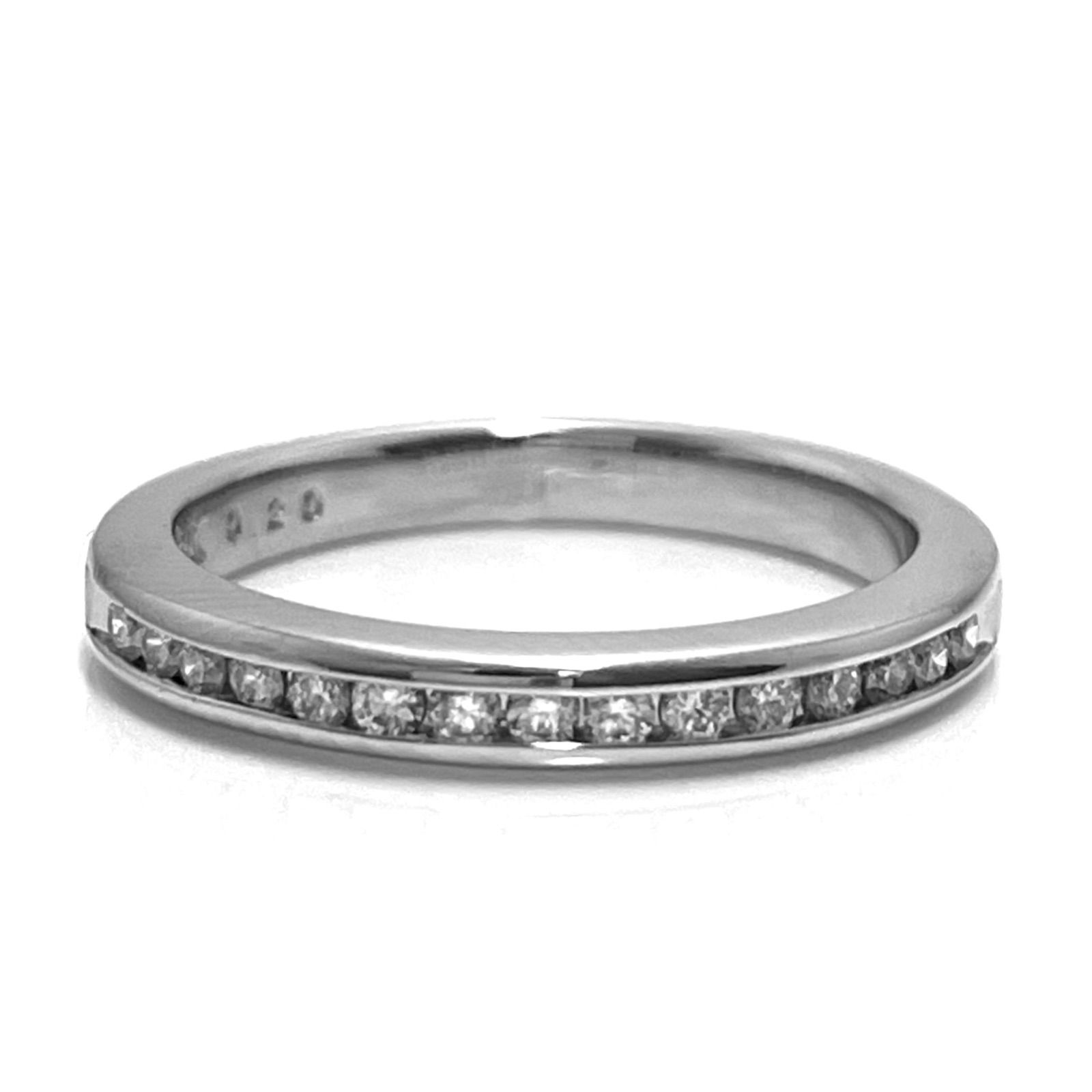 MIKIMOTO / ミキモト ハーフエタニティ ダイヤリング Pt950 0.20ct 11 