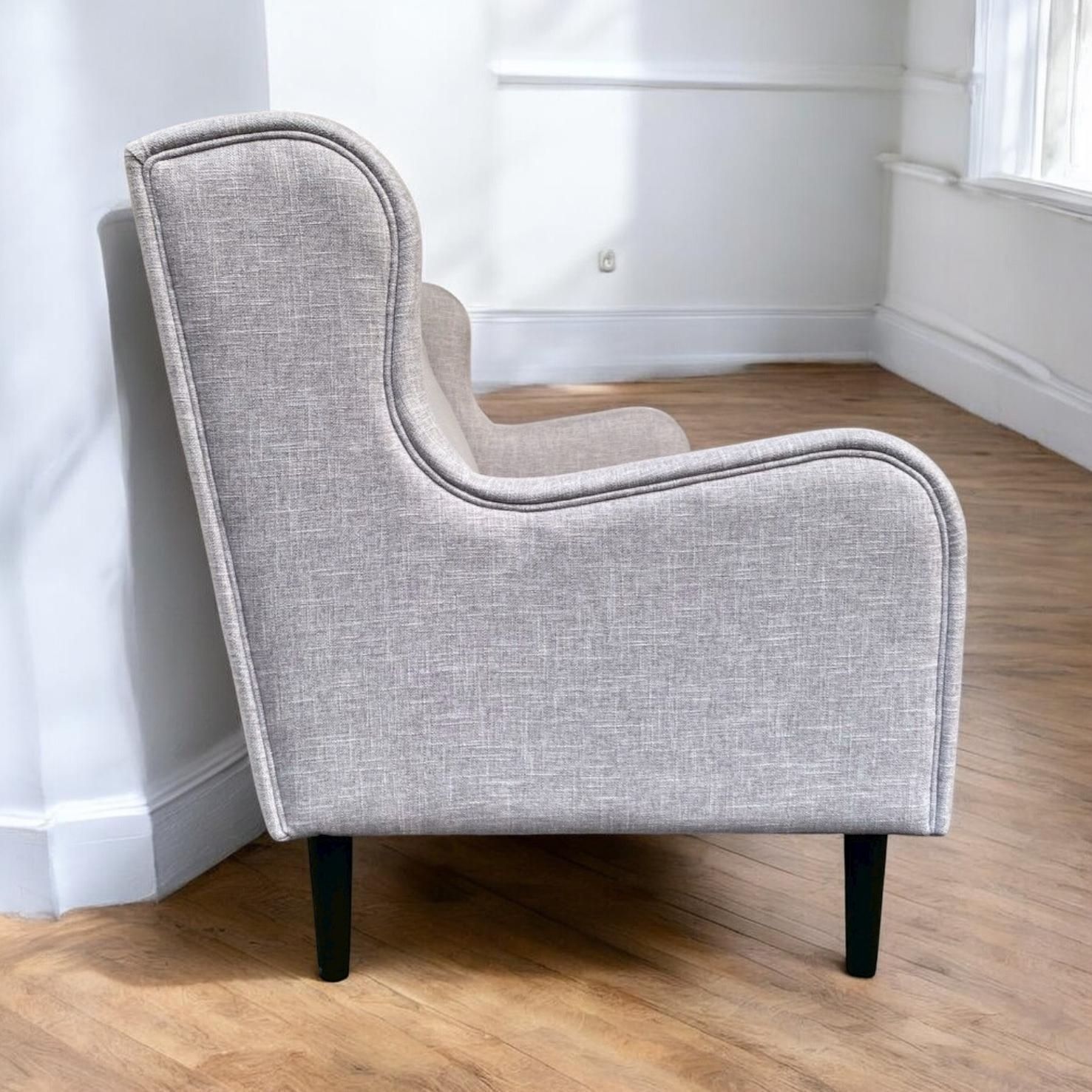 ソファ｜L字ソファ｜ファブリック｜北欧スタイル オットマン付き