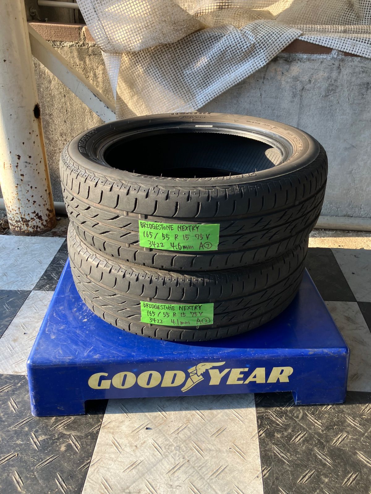 送料込み] 165/55R15 75V 2022年製 BRIDGESTONE NEXTRY