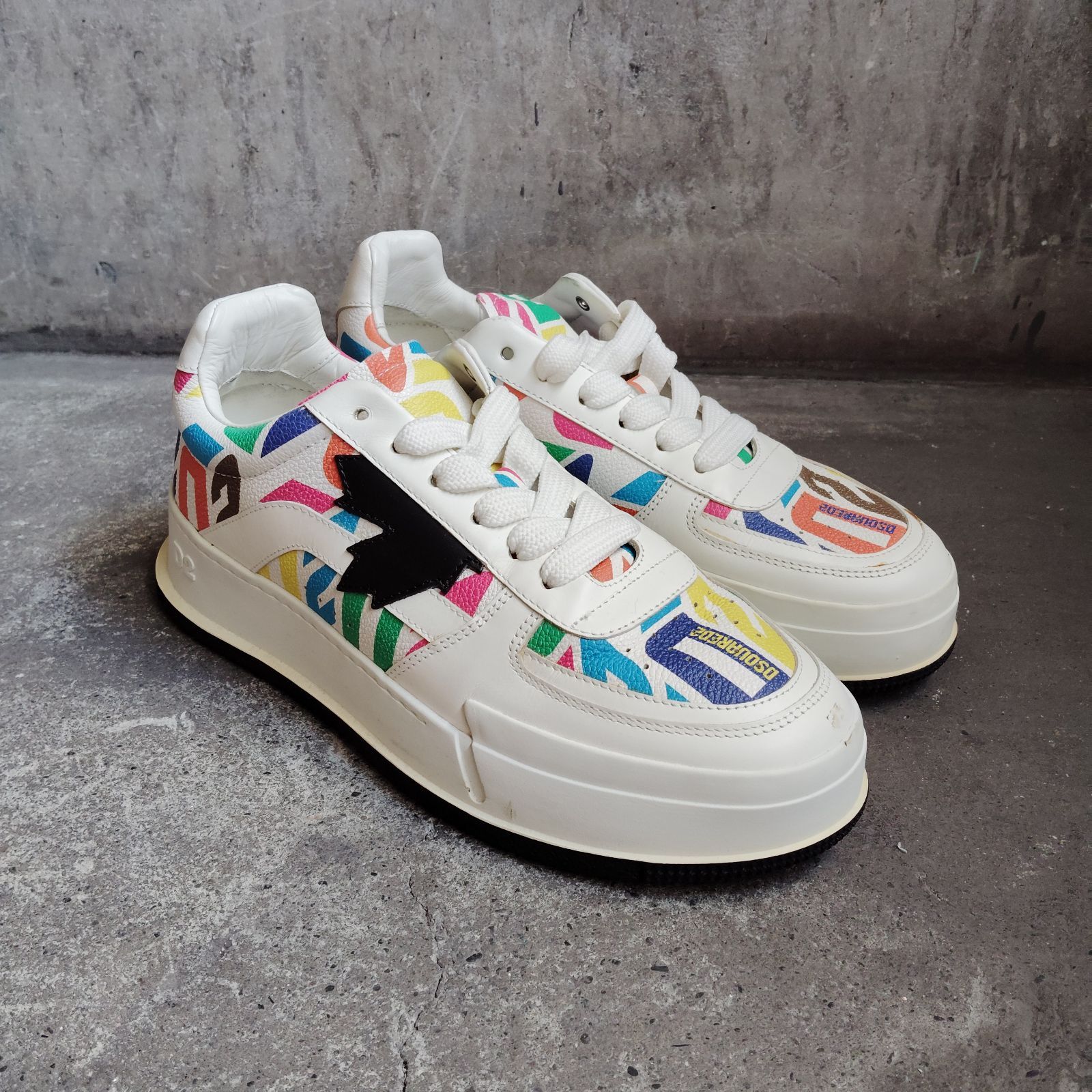 激安 クリーニング DSQUARED2 カラフル スニーカー 【公式通販】