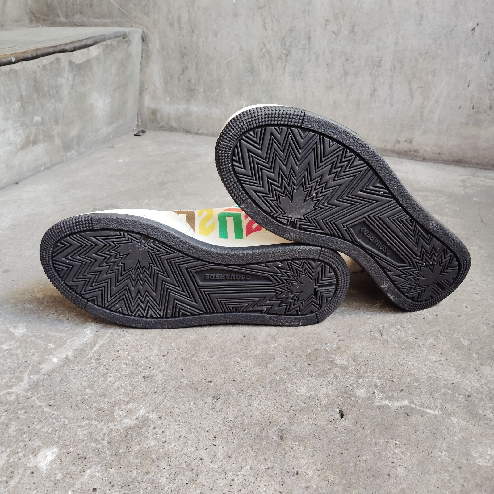 Dsquared2 23ss カラフルロゴ カナディアンスニーカー ディー 