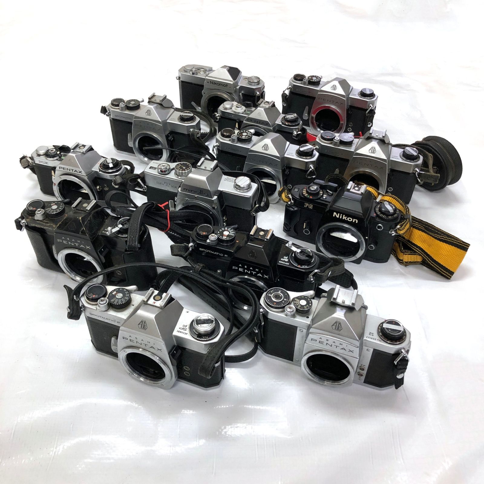 まとめ売り カメラ 9個 コンパクトフィルムカメラジャンク品 フィルム