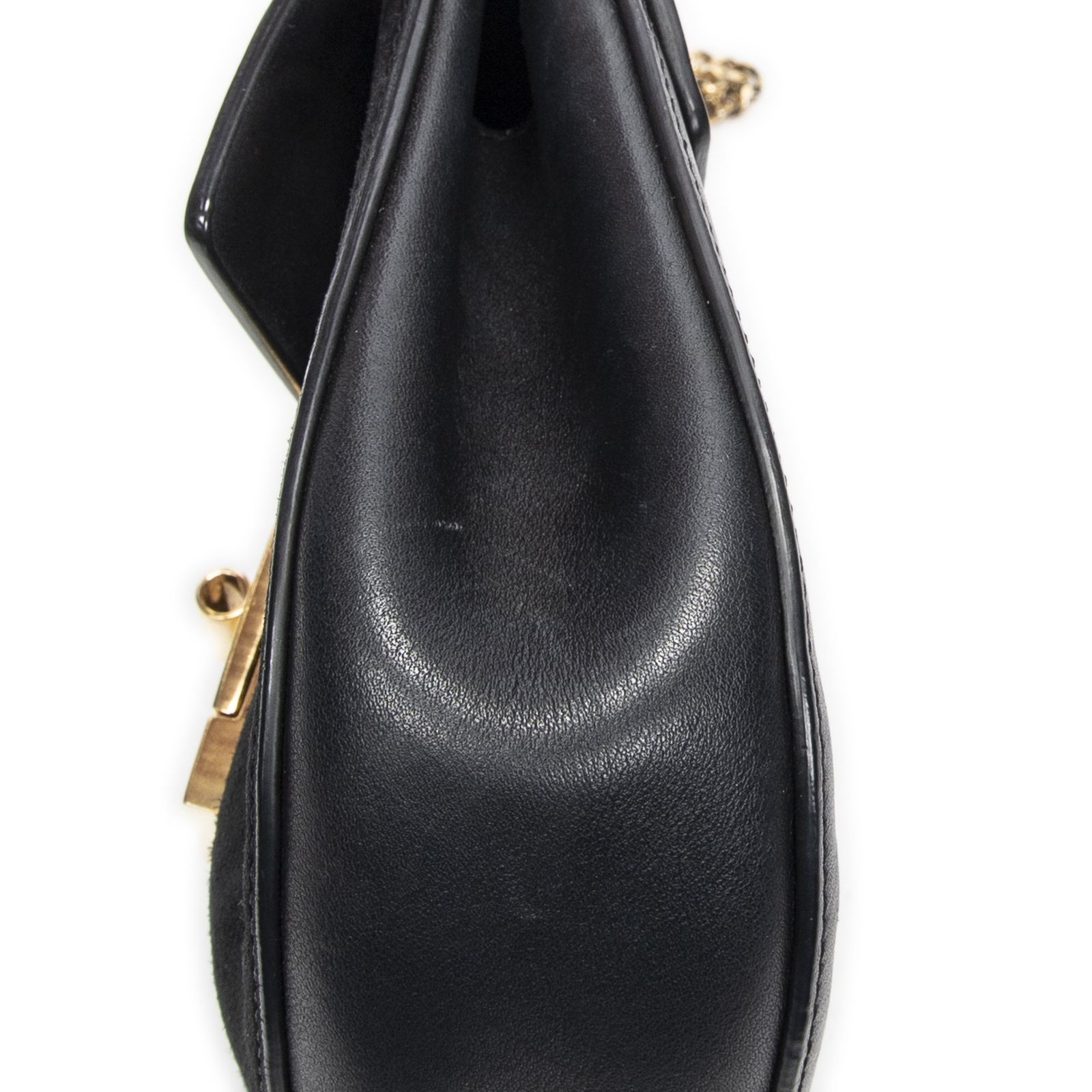 中古] CHLOE クロエスモール・ドリュー黒スエードレザーAB - メルカリ