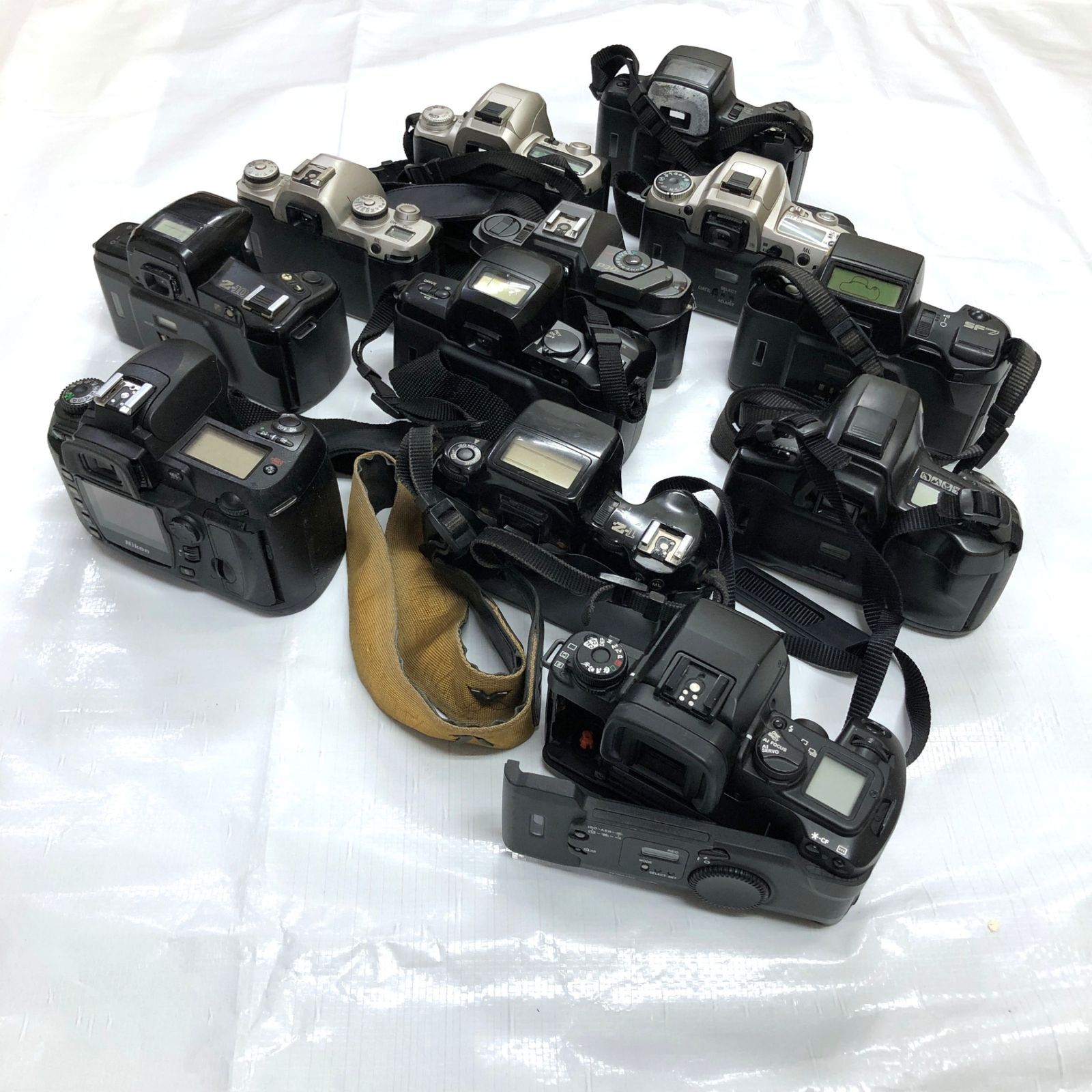 フィルムカメラセット　PENTAX,OLYMPUS,FUJI,他複数台　中古 まとめ】PENTAX 他 AFフィルムカメラ 12台セット フィルムカメラまとめ