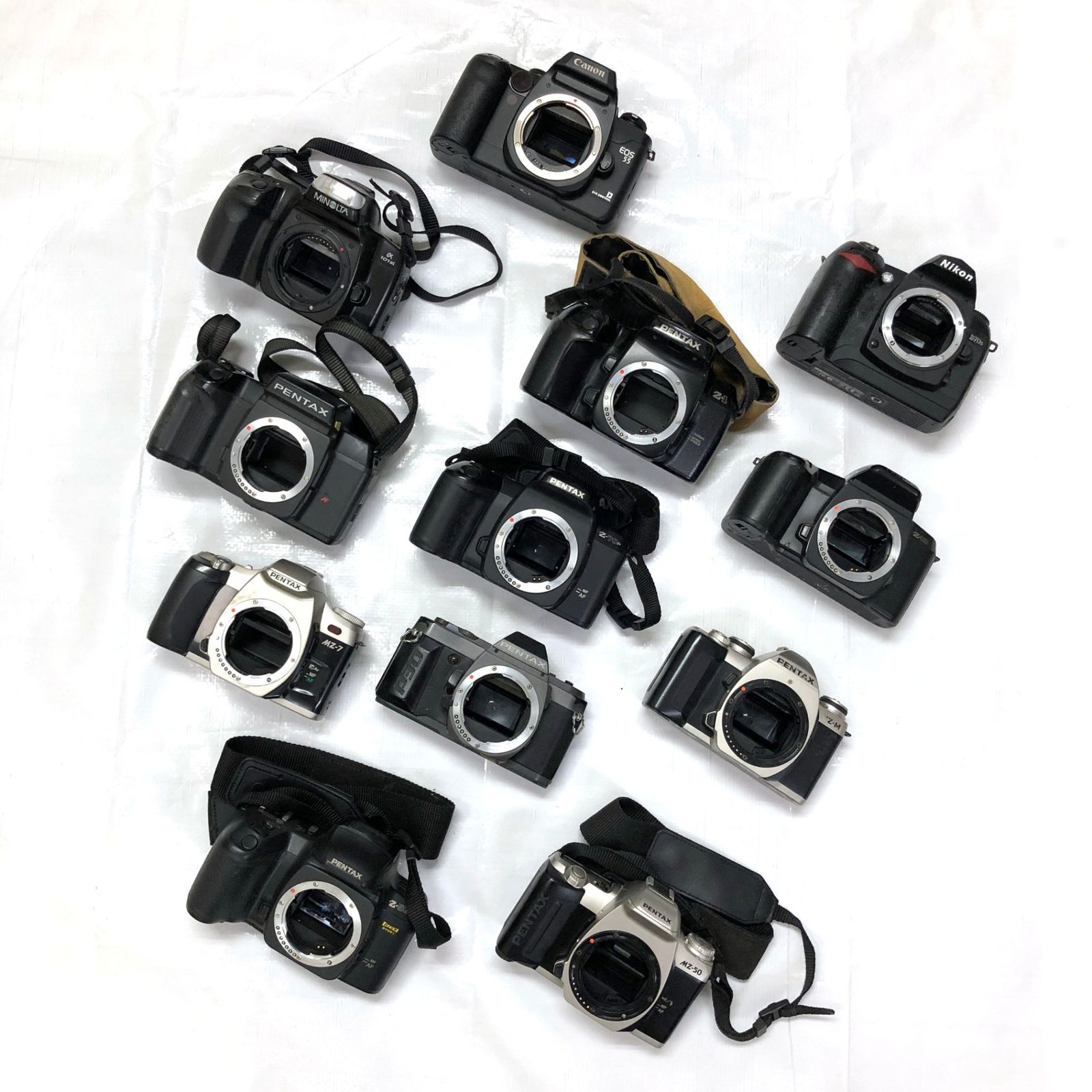 フィルムカメラセット　PENTAX,OLYMPUS,FUJI,他複数台　中古 まとめ】PENTAX 他 AFフィルムカメラ 12台セット フィルムカメラまとめ