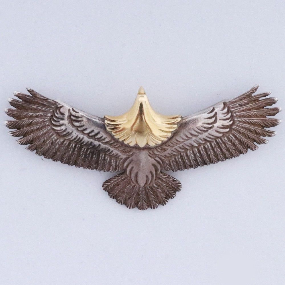 wing rock ウイングロック イーグル S 頭金 18K シルバー ウィングロック WING ROCK 頭金 イーグル Sサイズ 両目ダイヤ