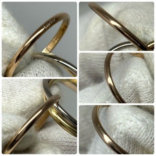 CARTIER カルティエ トリニティ リング XS B4088947 750PG 750WG 750YG