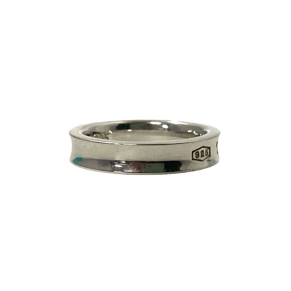 TIFFANY&Co.】1837 ナロー リング SV925 SILVER/シルバー 総重量約3.8g