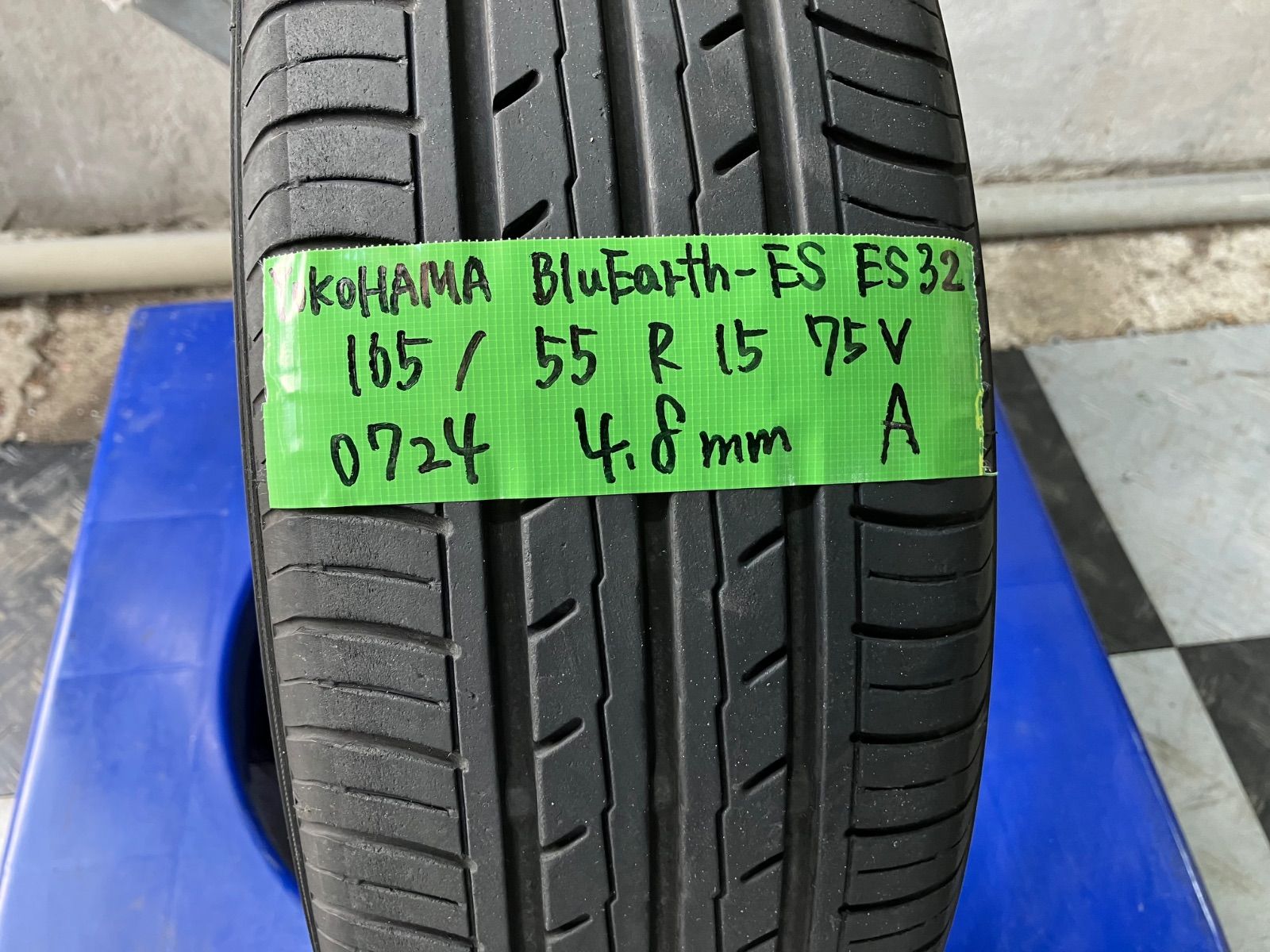 165⁄55R15 2024製Bluearth ES32 165/55R15 タイヤ 4本 新車外し 75V