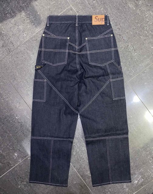 Supreme 26ss Contrast Stitch Double Knee Painter Jean Size-30