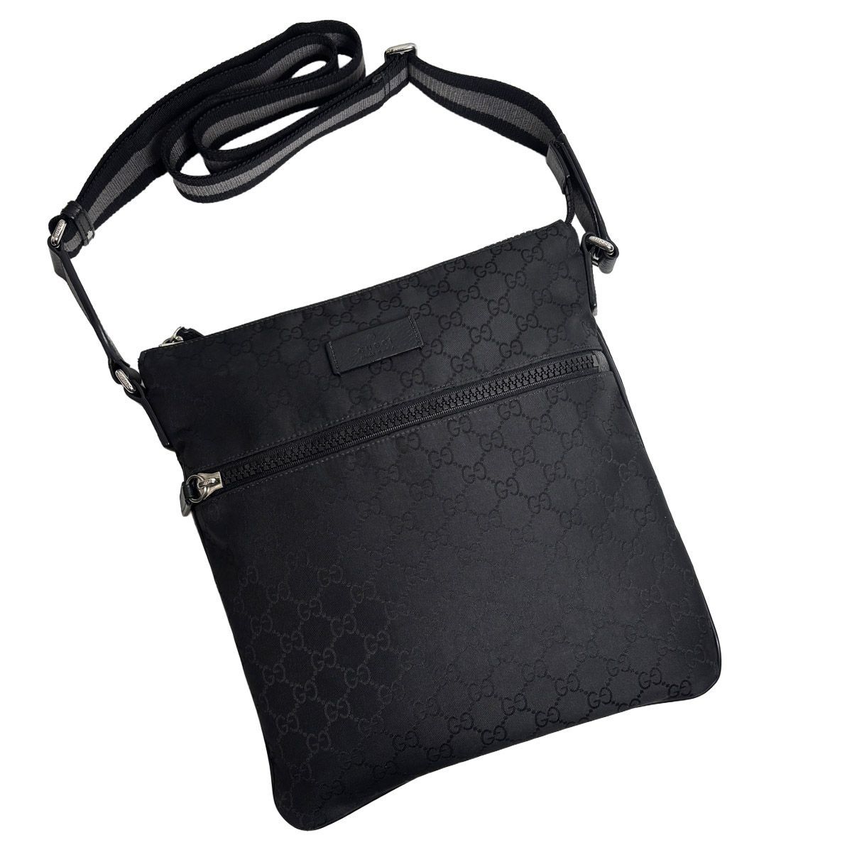 中古】グッチ GUCCI ショルダーバッグ メッセンジャーバッグ GG 