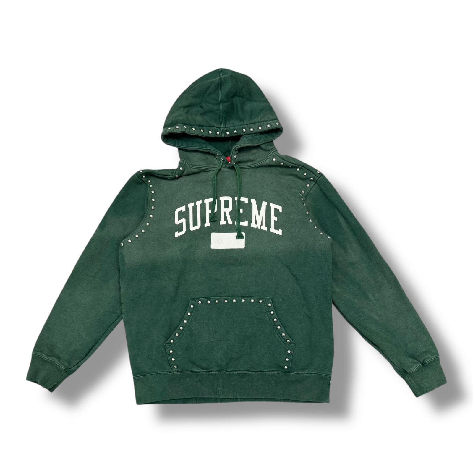 Supreme 18AW Studded Hooded Sweatshirt スタッズフーデッド