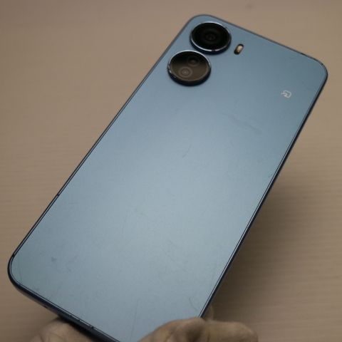 ☆【71259WM】 ジャンク Y!mobile A302ZT ZTE Libero 5G IV ブルー 1円