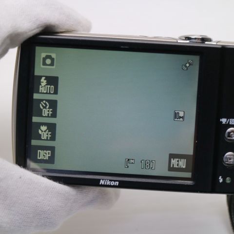良品中古 COOLPIX S230 ソリッドシルバー 即日発送 Nikon デジカメ 