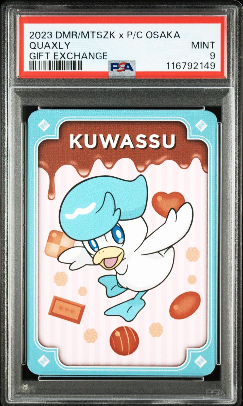クワッス】PSA9 梅田大丸限定 ポケモンセンターオオサカ バレンタイン