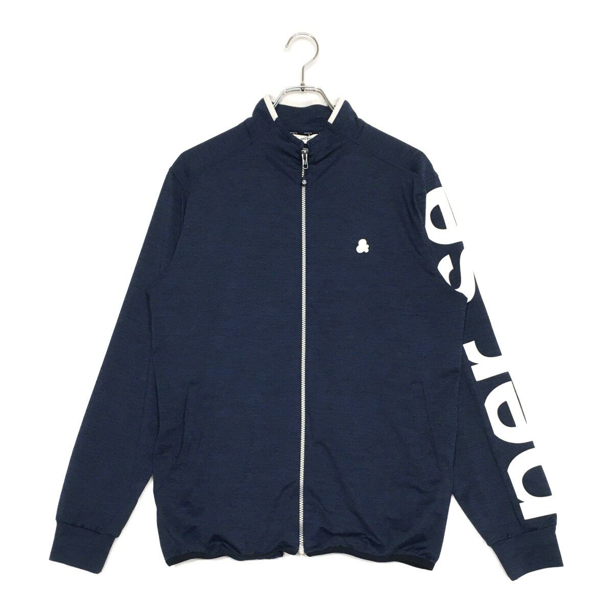 中古 メンズ アンパスィ and per se フルジップアウター L 紺 ネイビー 