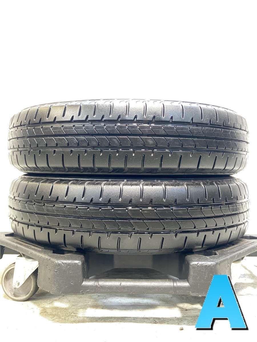 送料込み 中古タイヤ BS製NEWNO 145/80R13 75S 2本 9分山ぐらい