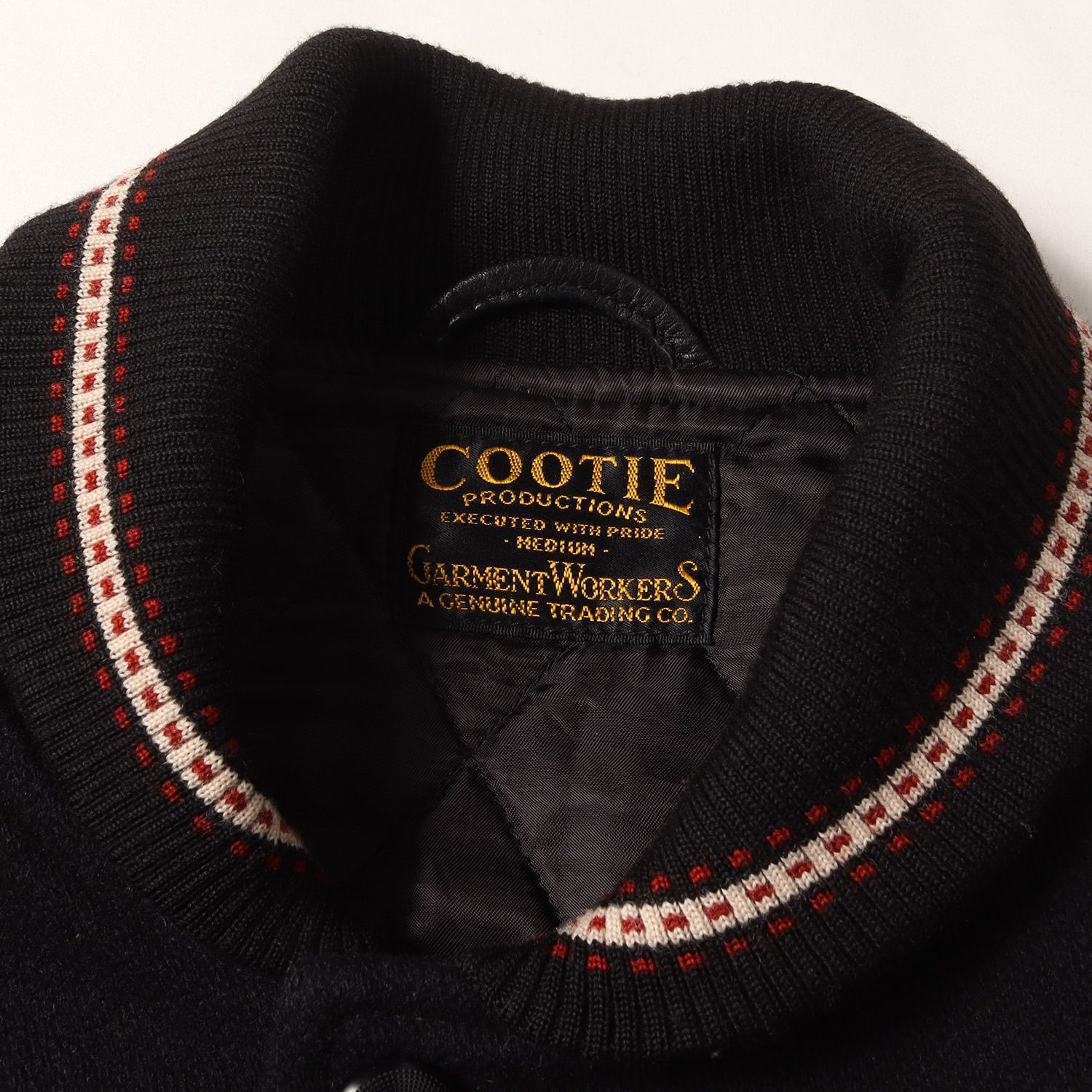 COOTIE クーティー ジャケット ブラック 黒 サイズ:M | 袖レザー 