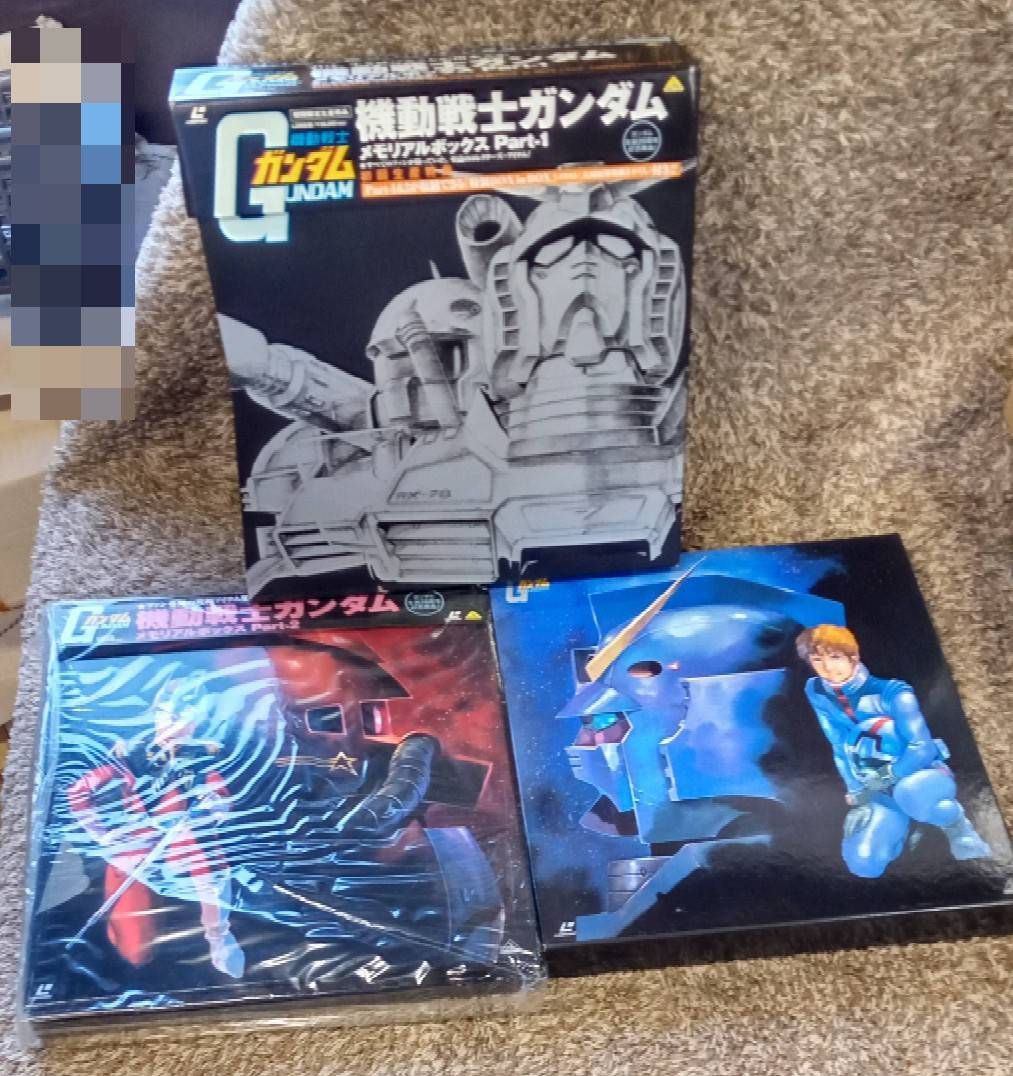 中古品 機動戦士ガンダム LD メモリアルボックス Part-1&2 ガンダム