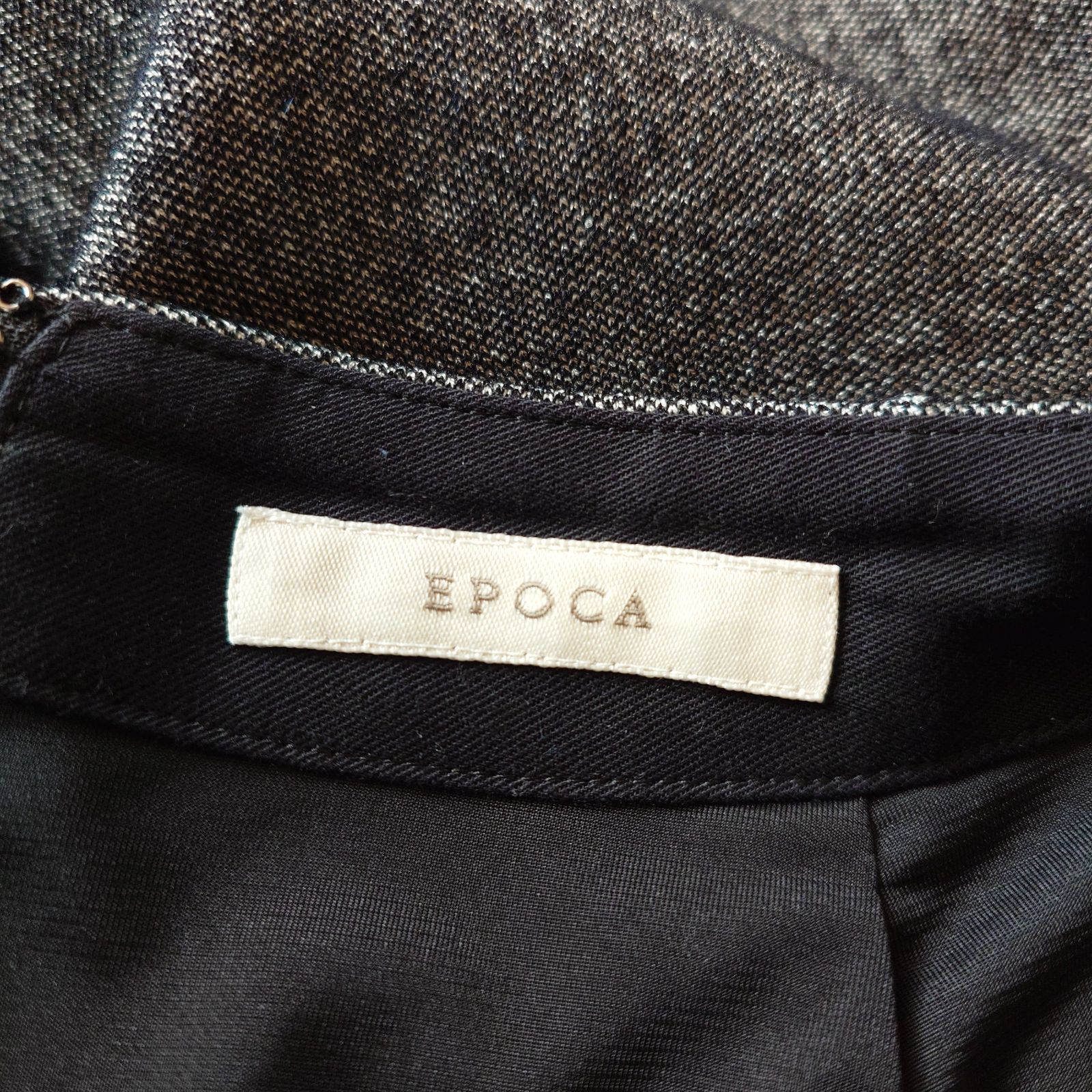 美品 エポカ EPOCA フォーマルスーツ セットアップ ノーカラー