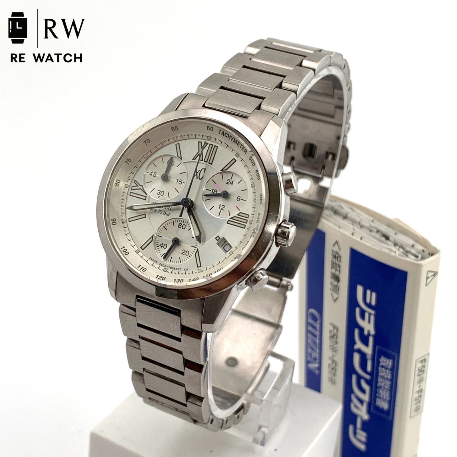 中古】CITIZEN XC F500 クロノグラフ 腕時計 ユニセックス - メルカリ
