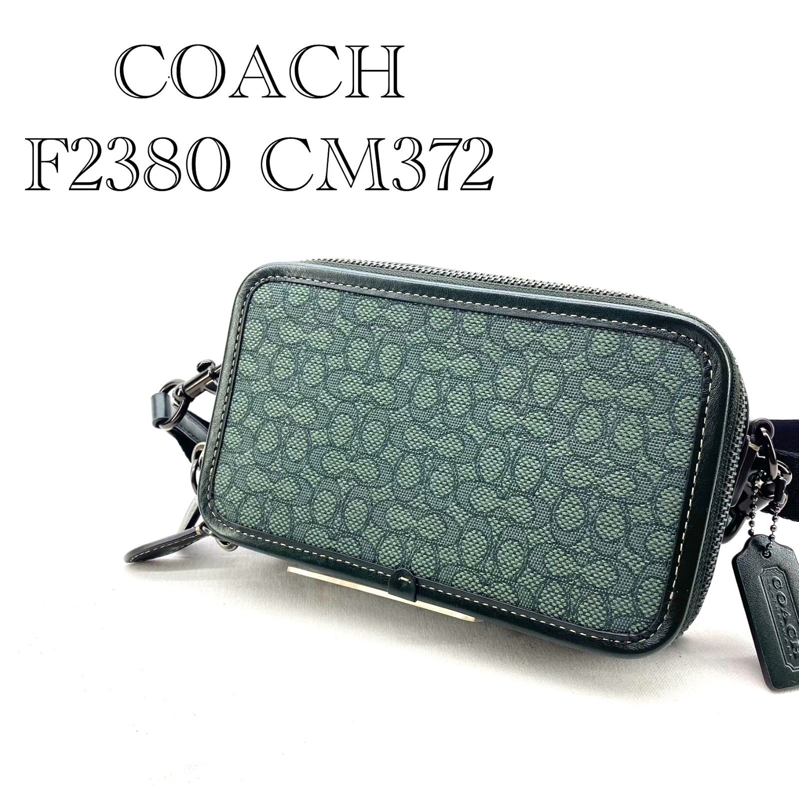 中古美品】 極美品 COACH コーチ F2380-CM372 チャーター スリム 