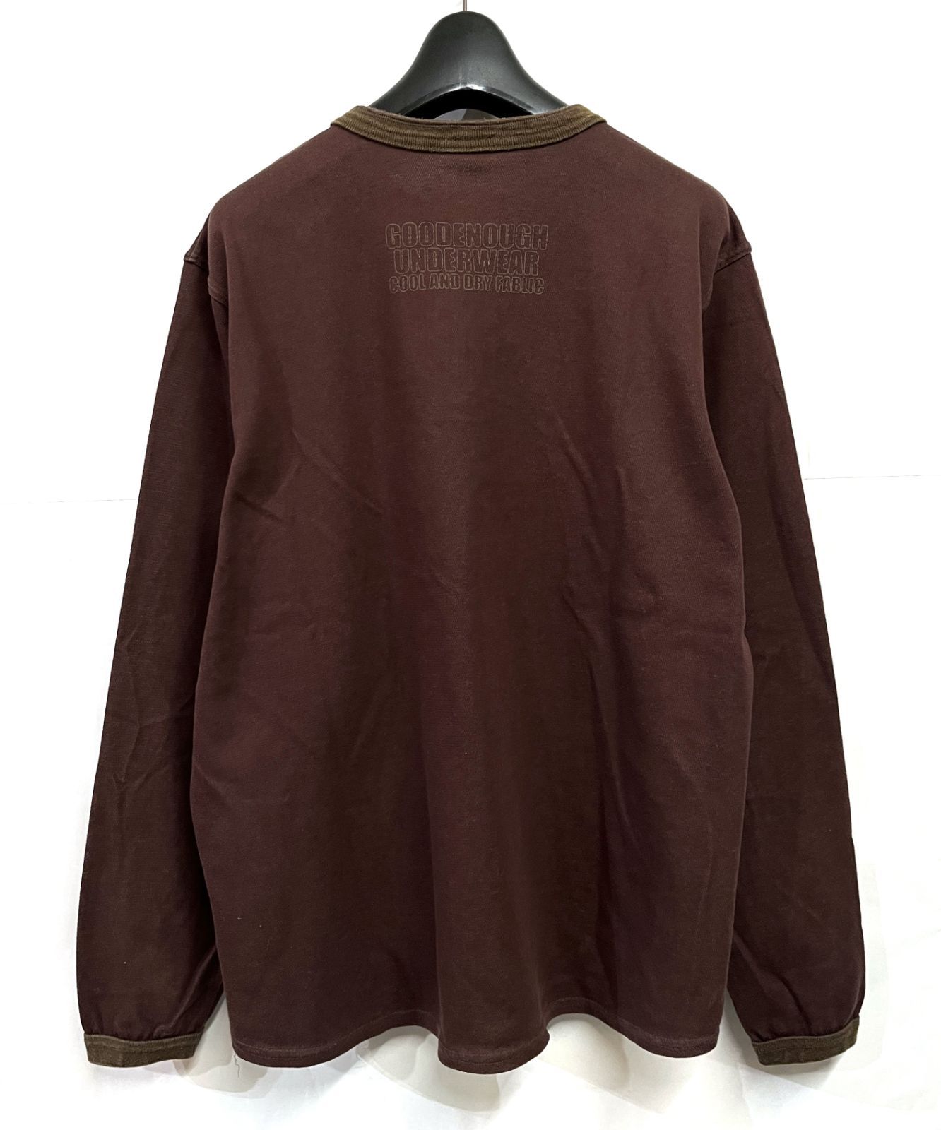 goodenough 00s 90s ロンt リバーシブル 裏原 00s 裏原 ヴィンテージ GOODENOUGH｜グッドイナフ ヘンリーネック