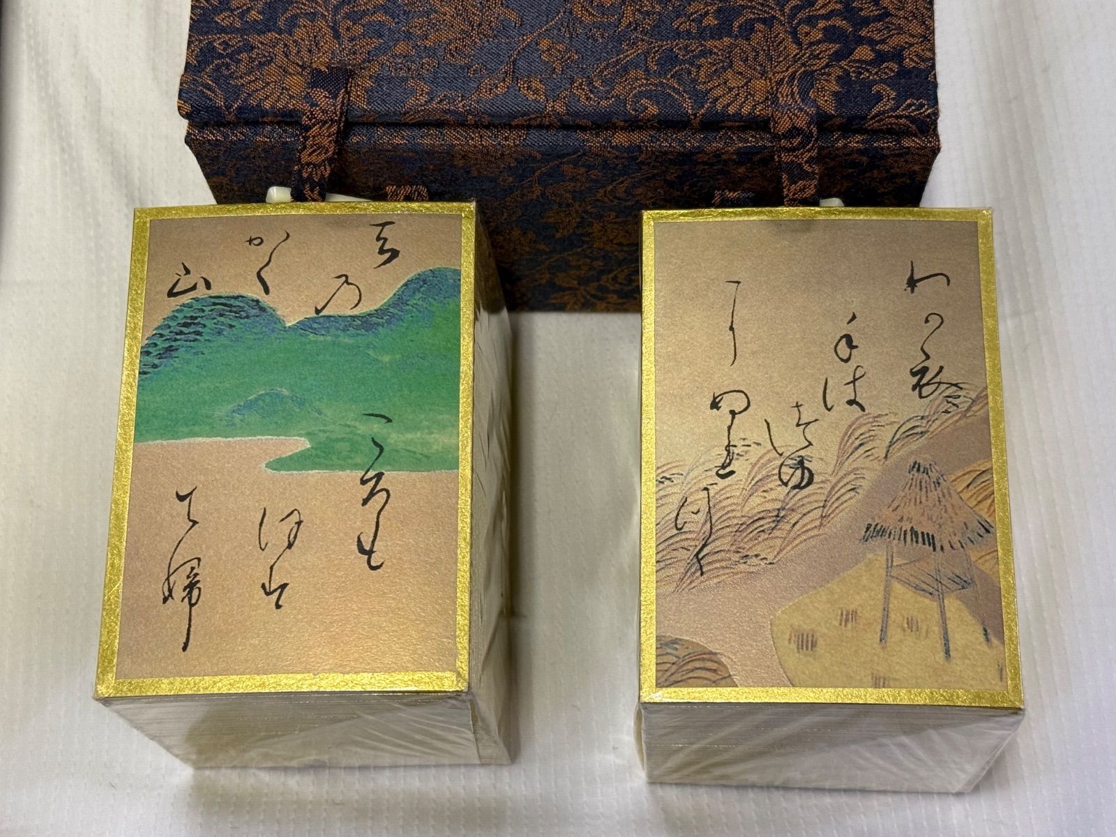 未開封百人一首光琳かるた京都大石天狗堂金箔仕上げ| Shop at Mercari