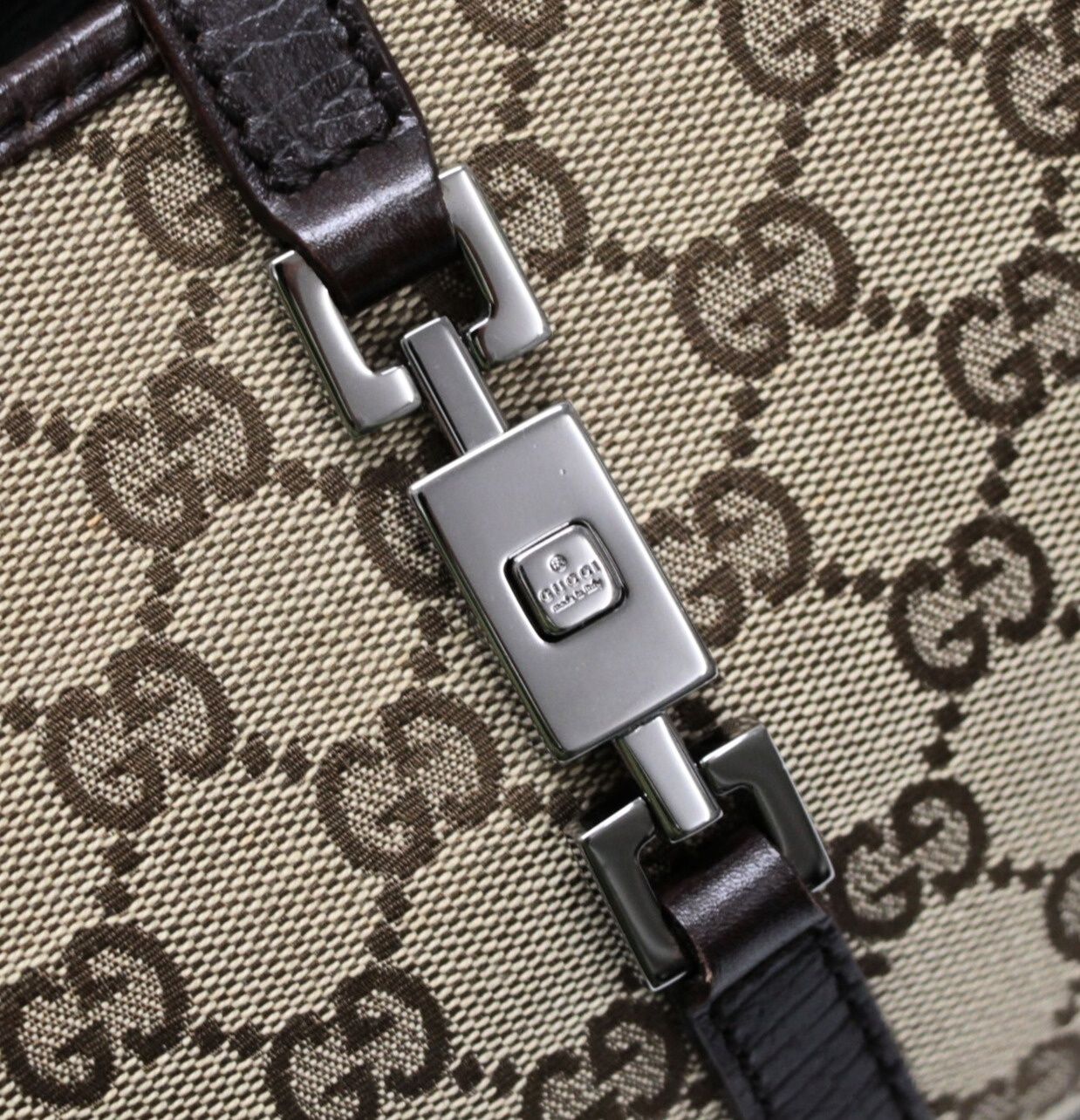 グッチ GUCCI ジャッキー ハンドバッグ スモール GG柄 キャンバス 