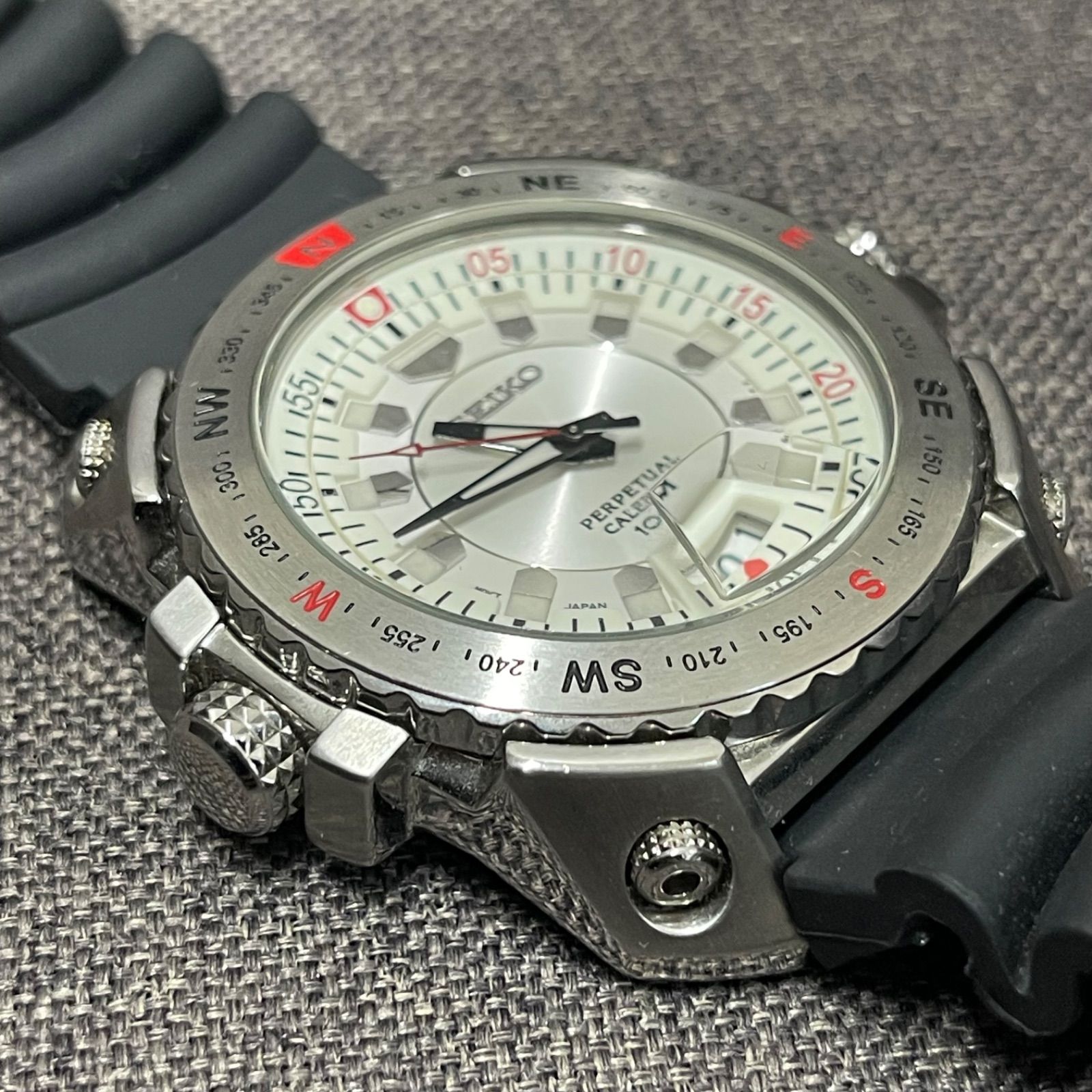 NPA】ジャンク SEIKO セイコー パーペチュアルカレンダー 100M 6A32 